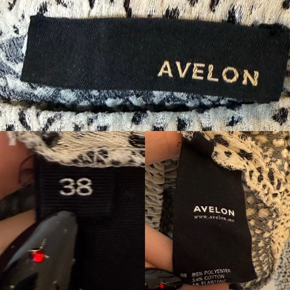 Avelon Textured Pullover‎ Sweater Drop Shoulder Top size 38 FR / US 6, Small